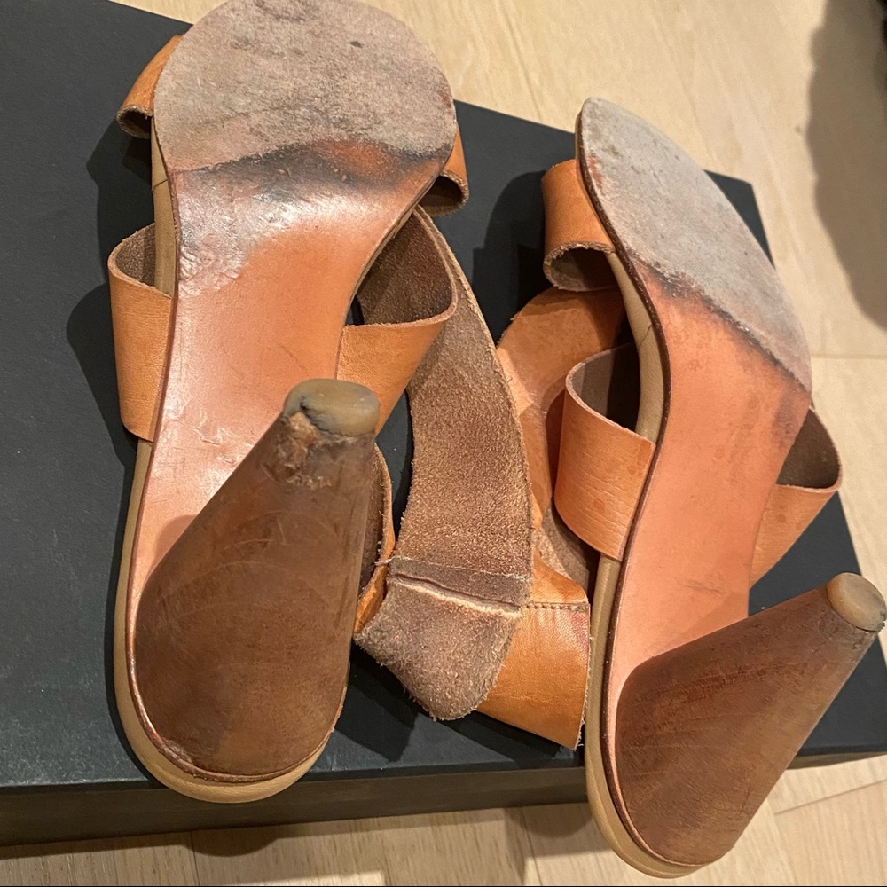 A Détacher Leather Heels Size 8
Rare Designer Y2K Totokaelo Maryam Nassir Zadeh - Picture 3 of 8